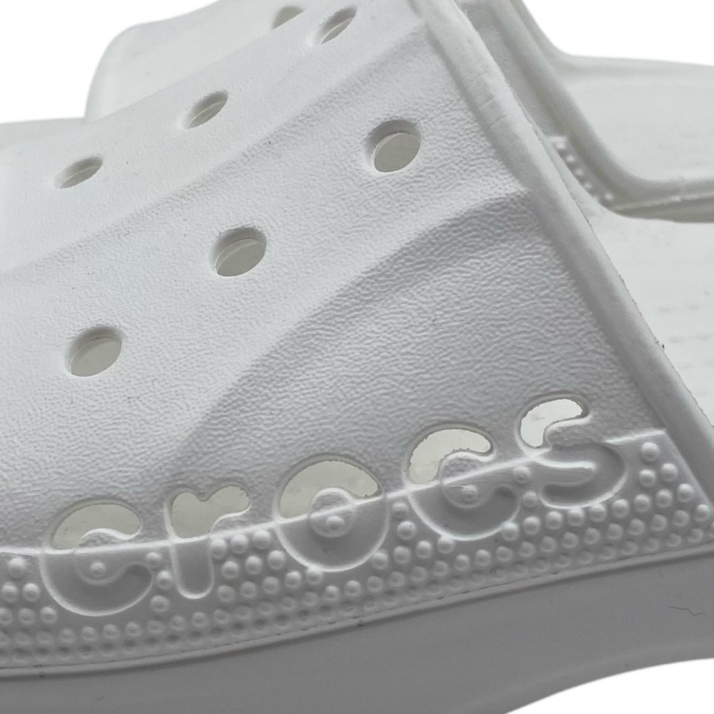 NEW Crocs Womens Shoes Baya Slide Sandals 9 White Flat Casual Cushioned Comfort - Picture 4 of 10